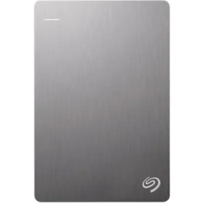 HD Externo Slim Seagate Backup Plus 2TB Preto/Prata