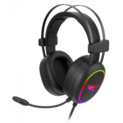 Headset Gamer Havit, RGB, Stereo, Black, H2016D | R$ 140