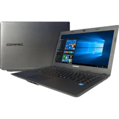 Notebook Compaq Presario CQ23 Intel Celeron Dual Core 4GB 500GB Tela LED 14" Windows 10 por R$990