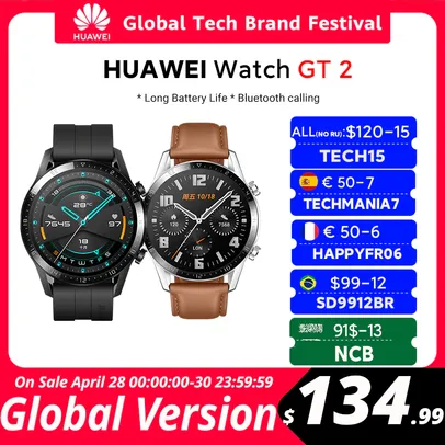 Smartwatch Huawei Watch GT2 | R$694