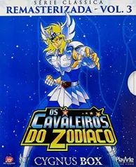 [Blu-ray] Os Cavaleiros Do Zodiaco Serie Classica Remasterizada Vol. 3 Cygnus Box - 3 Discos - 25 Episodios | R$ 72