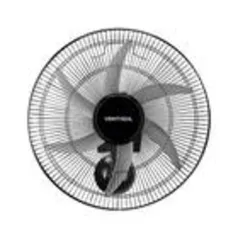 Ventilador de Parede Ventisol Comercial 50cm, Ajuste Fino de Velocidade, 6 Pás, Preto, Bivolt