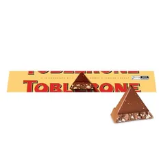 TOBLERONE Chocolate Ao Leite Nougat De Mel E Amêndoas Toblerone Caixa 100G - Importado