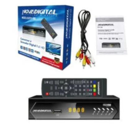 (Marketplace​) Conversor Tv Digital Função Gravador Novadigital Dtv-100 - R$65,00