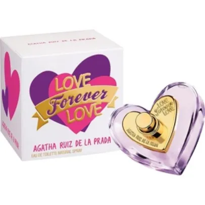 [Sou Barato] Perfume Agatha Ruiz de La Prada Love Forever Love Feminino, Eau de Toilette - 80ml por R$45
