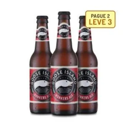 [Emporio da Cerveja] Kit Goose Island Honkers Ale 355Ml - Na compra de 2, Leve 3 Garrafas por R$ 30