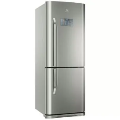 Geladeira Refrigerador Electrolux 454L Frost Free Inverse DB53X - Inox - 110 Volts | R$ 3059