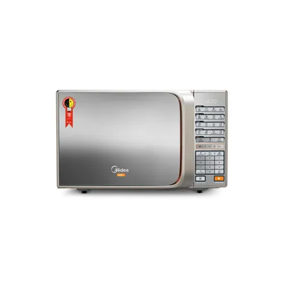 Forno De Micro-Ondas Midea Prata Espelhado Com Grill 220v Mtaeg42