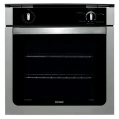 Forno de Embutir a Gás Consul 78L Prata COA84BR - 220V | R$1.257