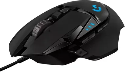 Mouse Gamer Logitech G502 HERO com RGB LIGHTSYNC, Ajustes de Peso, 11 Botões Programáveis, Sensor HERO 25K - 910-005550