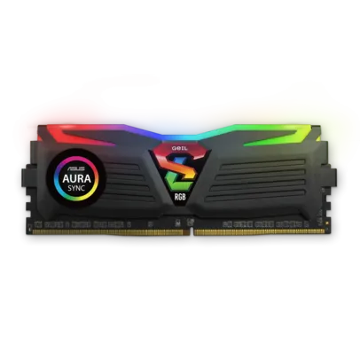 Memória DDR4 Geil Super Luce RGB, 8GB, 3200MHZ, GALS48GB3200C16BSC