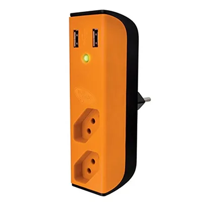 [PRIME] Carregador USB Enermax 2 USB 2 Tomadas com Filtro | R$23