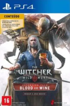 The Witcher 3 Wilde Hunt: Blood Wine Expansion - R$34
