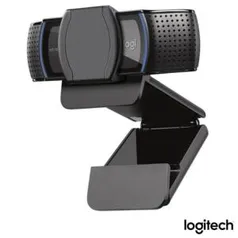 Câmera Webcam Full HD Preto - Logitech - C920s | R$ 434