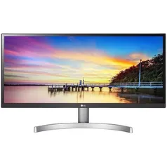 Monitor LG 29` 29WK600 UltraWide Full HD AMD FreeSync Branco