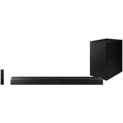 [AME R$799,99] Soundbar Samsung HW-T555 2.1 Canais 320W