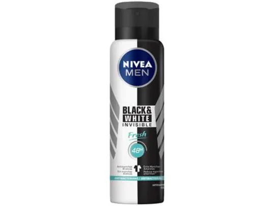 Desodorante Antitranspirante Aerossol Nivea - Invisible for Black White Fresh 150ml - Produtos de Higiene - Magazine Luiza