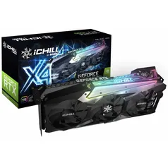 Placa de Vídeo INNO3D Geforce, ICHILL X4, RTX 3090, 24GB, GDDR6X, 384bit | R$14999