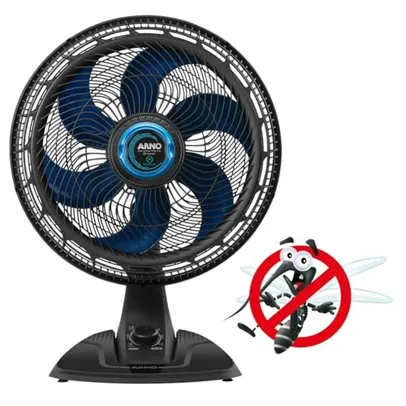 Ventilador de Mesa Repelente Líquido Desmontável Arno Xtreme Force Breeze 40cm VB55 220V