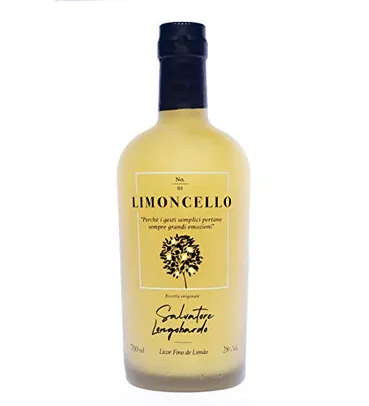 [ PRIME | REC ] Salvatore Longobardo Limoncello Sabor Limão Siciliano 700 Ml