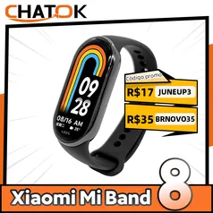 [1ªCompra R$157] Xiaomi Mi Band 8 