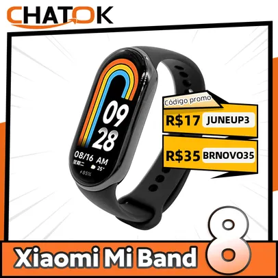 [1ªCompra R$157] Xiaomi Mi Band 8 