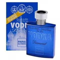 6 UNIDADES- Paris Elysees Vodka Diamond Perfume Masculino 100ml