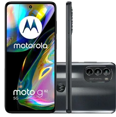 [AME SC R$ 959] Smartphone Moto G82 128GB 5G Wi-Fi Tela 6.6' Dual Chip 6GB RAM Câmera + Selfie 16MP - Preto