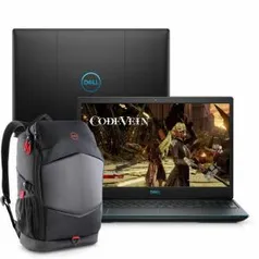 [4909 com AME] Notebook Gamer Dell G3-3590-m30bp 9ª Geração I7 8gb 1tb+128gb Ssd Gtx 1660ti Fhd  + Mochila Gamer - R$5455