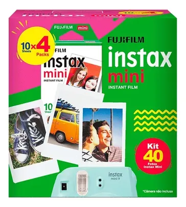 40 Filmes Fujifilm Instax Mini