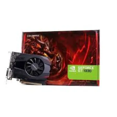 Placa de Vídeo Colorful GeForce GT 1030, 4GB, DDR4, 64Bit, GT1030 4G-V