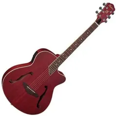 Violão Eletroacústico Hmf240 Strd Hofma Aço Satin Vermelho | R$899