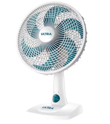 Ventilador de Mesa Mondial Ultra V-30-6P 30cm com 6 Pás e 3 Velocidades - Branco/Azul - 110V