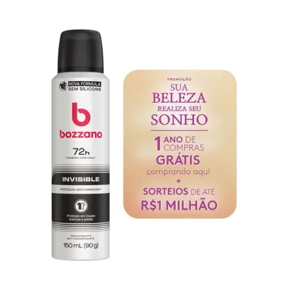 [L3P2] Desodorante Bozzano Anti Invisible Aerosol Therm 90g