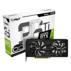 Placa de Vídeo Palit NVIDIA GeForce RTX 3060 Ti Dual OC, LHR, 8GB, GDDR6, DLSS, Ray Tracing