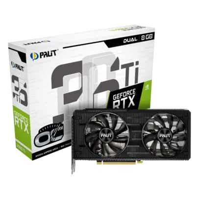 Placa de Vídeo Palit NVIDIA GeForce RTX 3060 Ti Dual OC, LHR, 8GB, GDDR6, DLSS, Ray Tracing