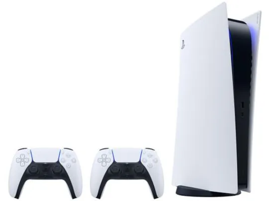 PlayStation 5 Digital Edition 2020 Nova Geração - 1 Controle 825GB + Controle Dualsense PS5
