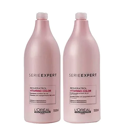 Kit Loreal Vitamino Color Resveratrol Shampoo 1500ml Condicionador 1500ml