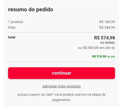 Imagen na descrição da promoção