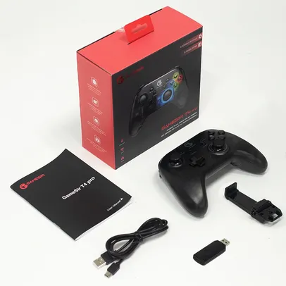 Controle Gamepad Gamesir t4 pro 2.4g sem fio, bluetooth