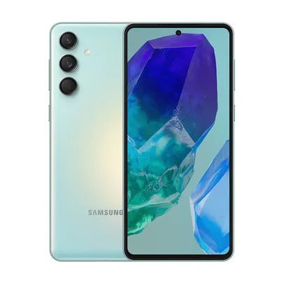 Celular Samsung Galaxy M55 5G, Câmera Tripla até 50MP, Tela  6.7&quot;, 256GB Verde