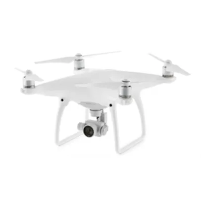 Drone DJI Phantom 4 branco com câmera 4K, GPS e modo de voo automático por R$ 5.498,90