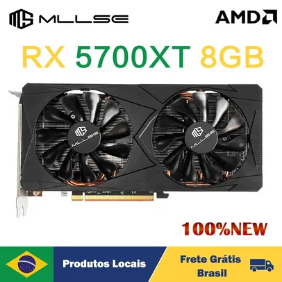 [BR] AMD RX 5700 XT Placa de vídeo, 8GB, GPU, GDDR6, 256-Bit