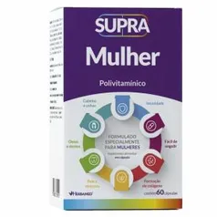 Supra Mulher Polivitamínico 60 Cápsulas Herbamed R$20