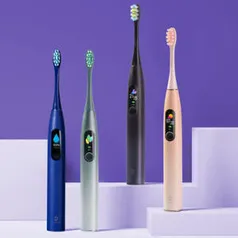 Escova de Dente Elétrica Inteligente Oclean X Pro IPX7 32 Níveis | R$255