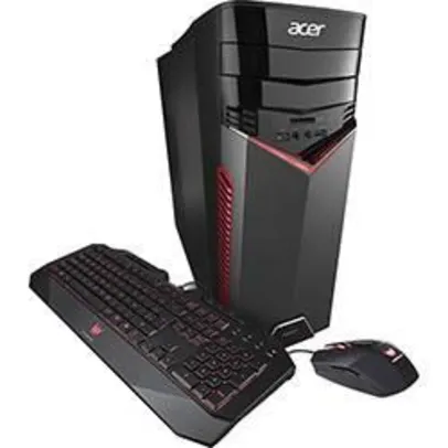 PC Gamer Acer Aspire GX-783-BR13 Intel Core i7 16GB (GeForce GTX 1060 com 6GB) 1TB Windows 10 - Preto - R$3807