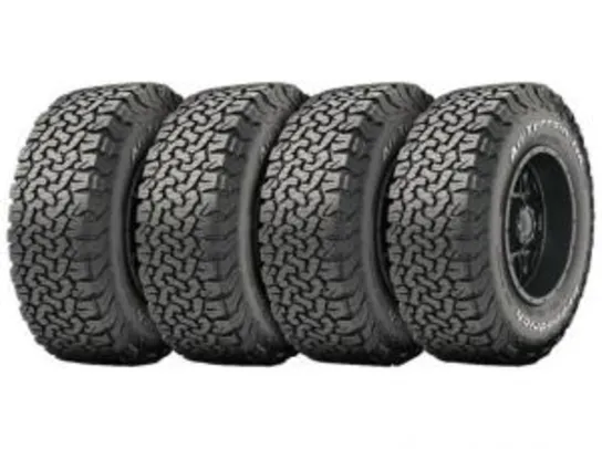 Kit 4 Pneus Aro 16” BFGoodrich 265/75 R16 - All Terrain T/A KO2 para Caminhonete e SUV