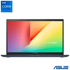 Notebook Asus VivoBook 15, Intel® Core™ i7 1165G7, 8GB, 1TB + 256GB SSD, Tela de 15,6'', Intel Iris Xe - X513EA-EJ1062T