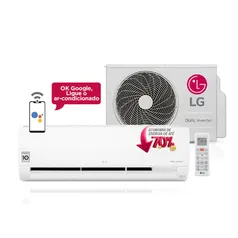 Ar Condicionado Split LG Voice 18000 BTUs Quente e Frio Dual Inverter 220V S4-W18KL31B