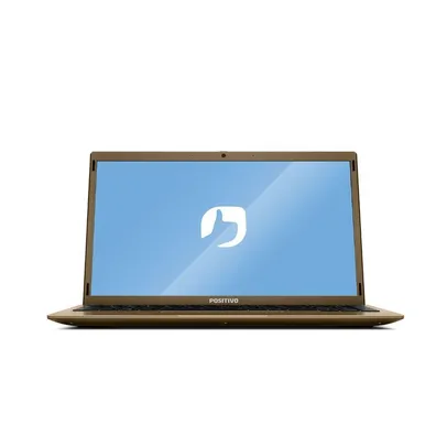 [Ame R$ 831,29] Notebook Positivo Motion Q4128C Intel Atom-Z8350 4GB 128GB W10 14,1'' Dourado